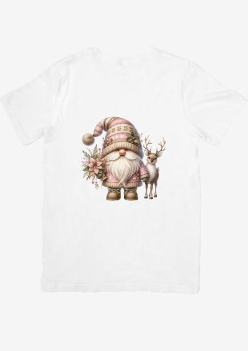 SUBLIMATION T-SHIRT (GONK WITH REINDEER PINK)