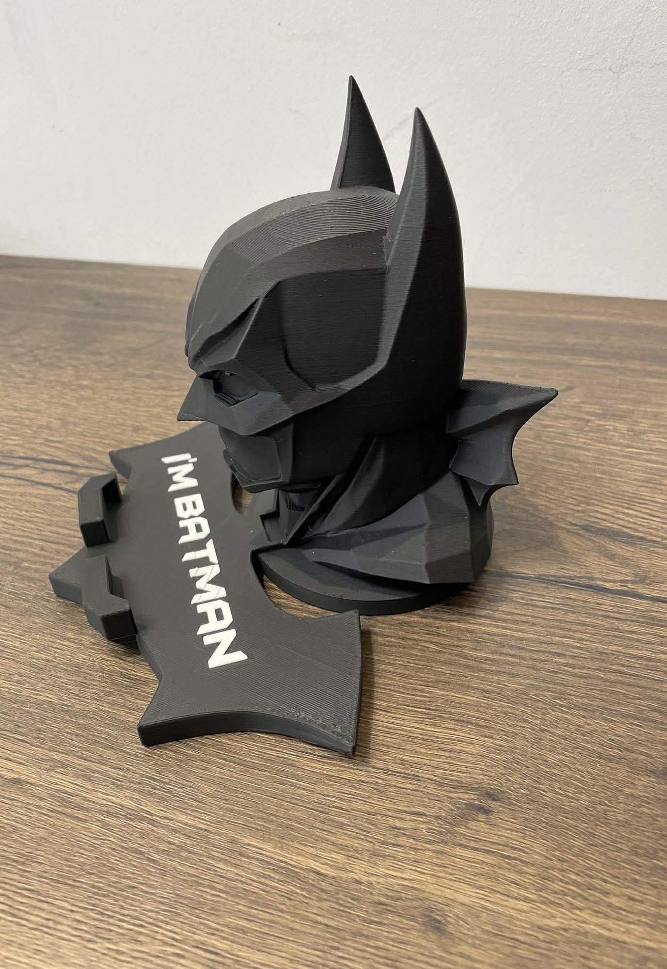 3D Printed Batman Headphones and Phone Holder