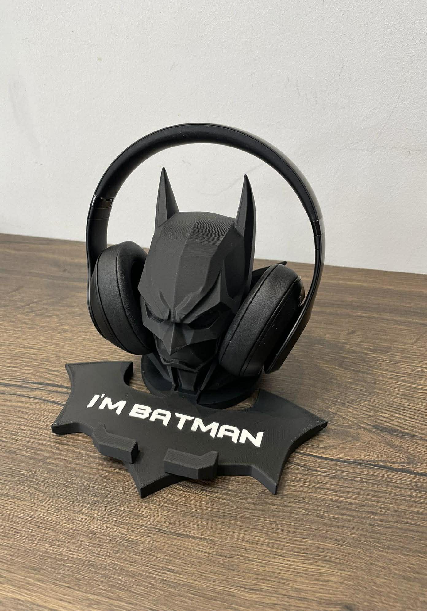 3D Printed Batman Headphones and Phone Holder