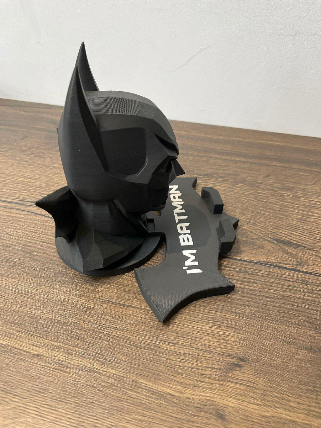 3D Printed Batman Headphones and Phone Holder