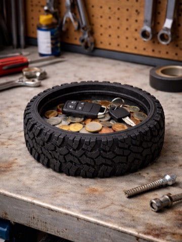 3D printed tyre key,change tray