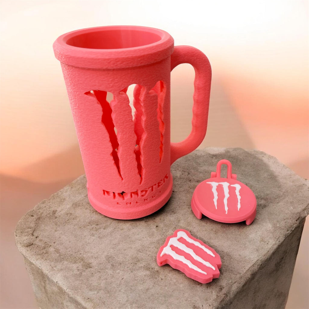3D printed Monster can holder