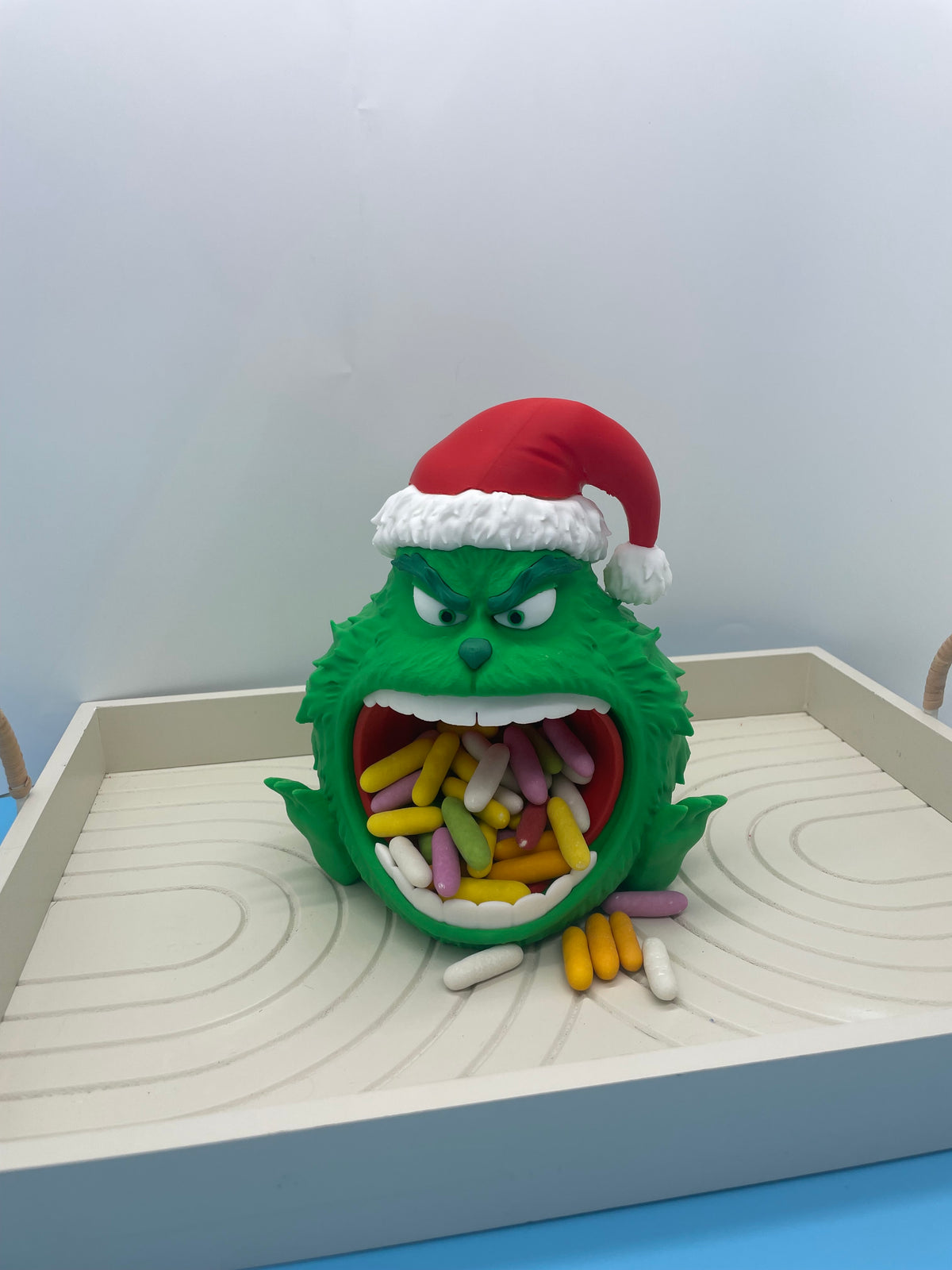 Christmas grinch stile candy bowl ￼