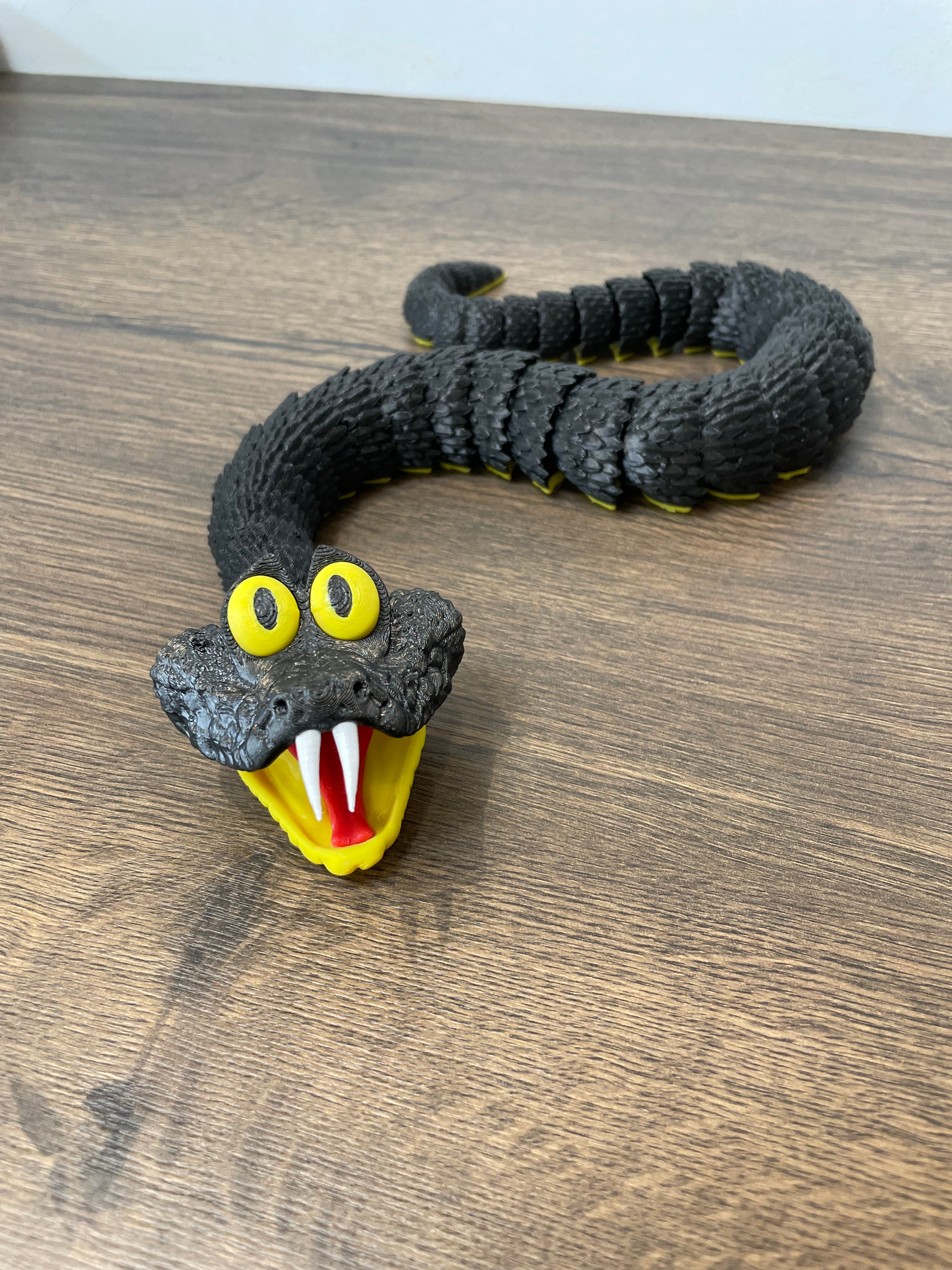 3D printed flexi snake