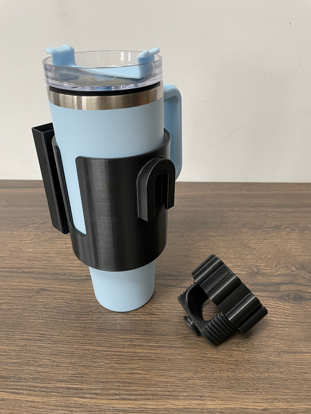 Pram Stroller Cup Holder for Stanley + Phone Slot