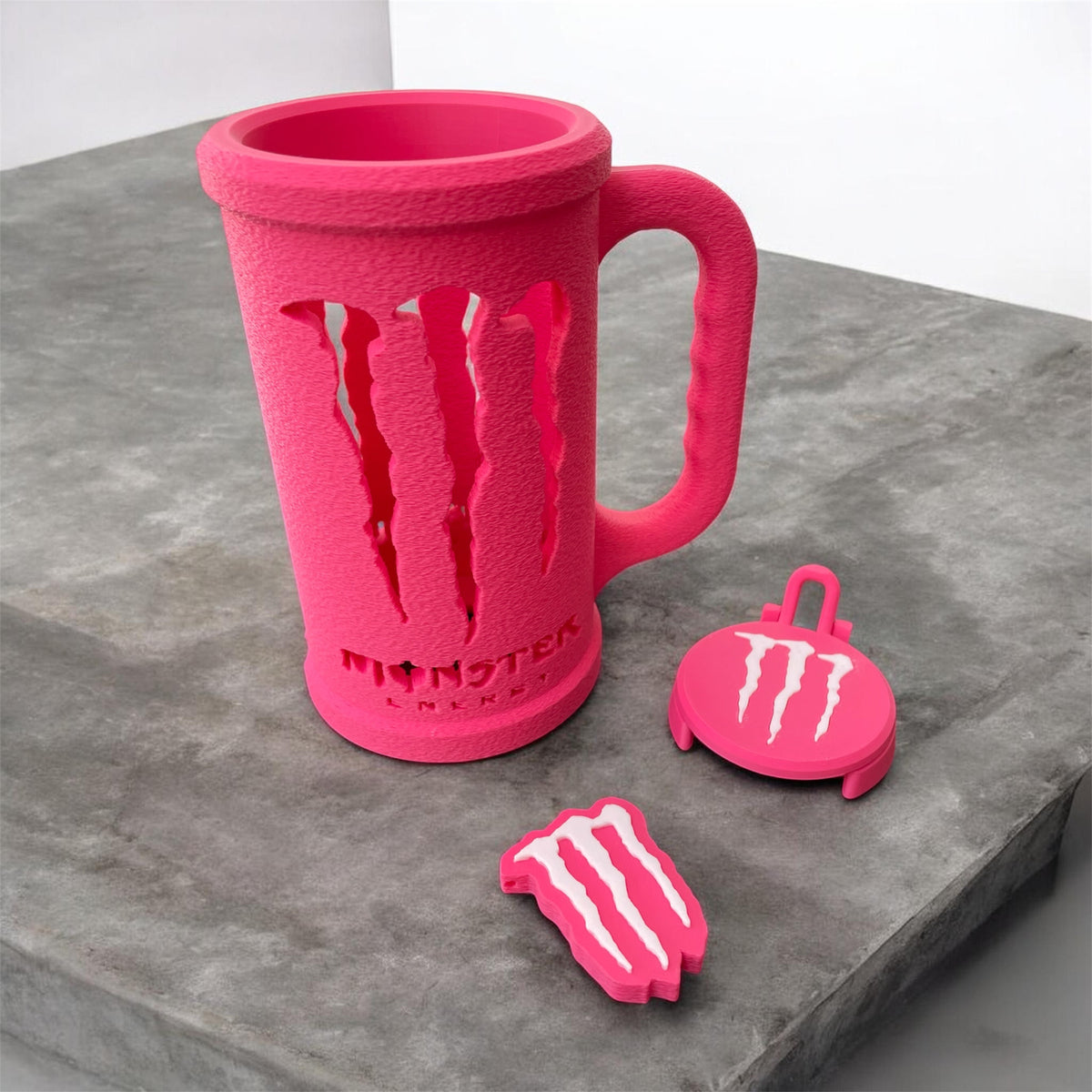 3D printed Monster can holder