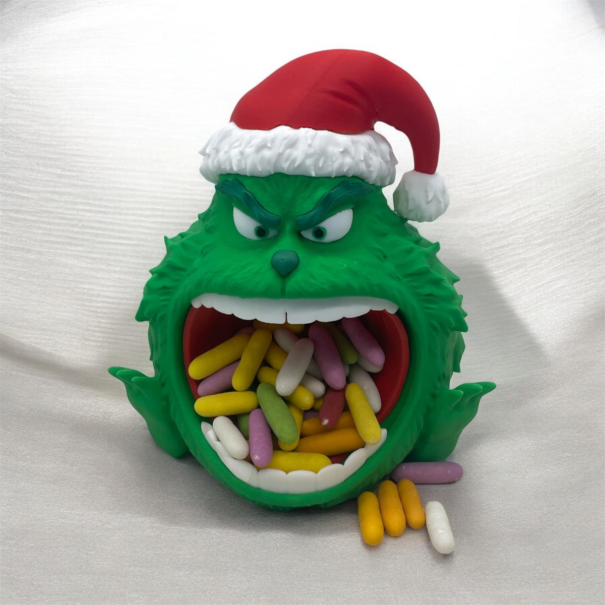 Christmas grinch stile candy bowl ￼
