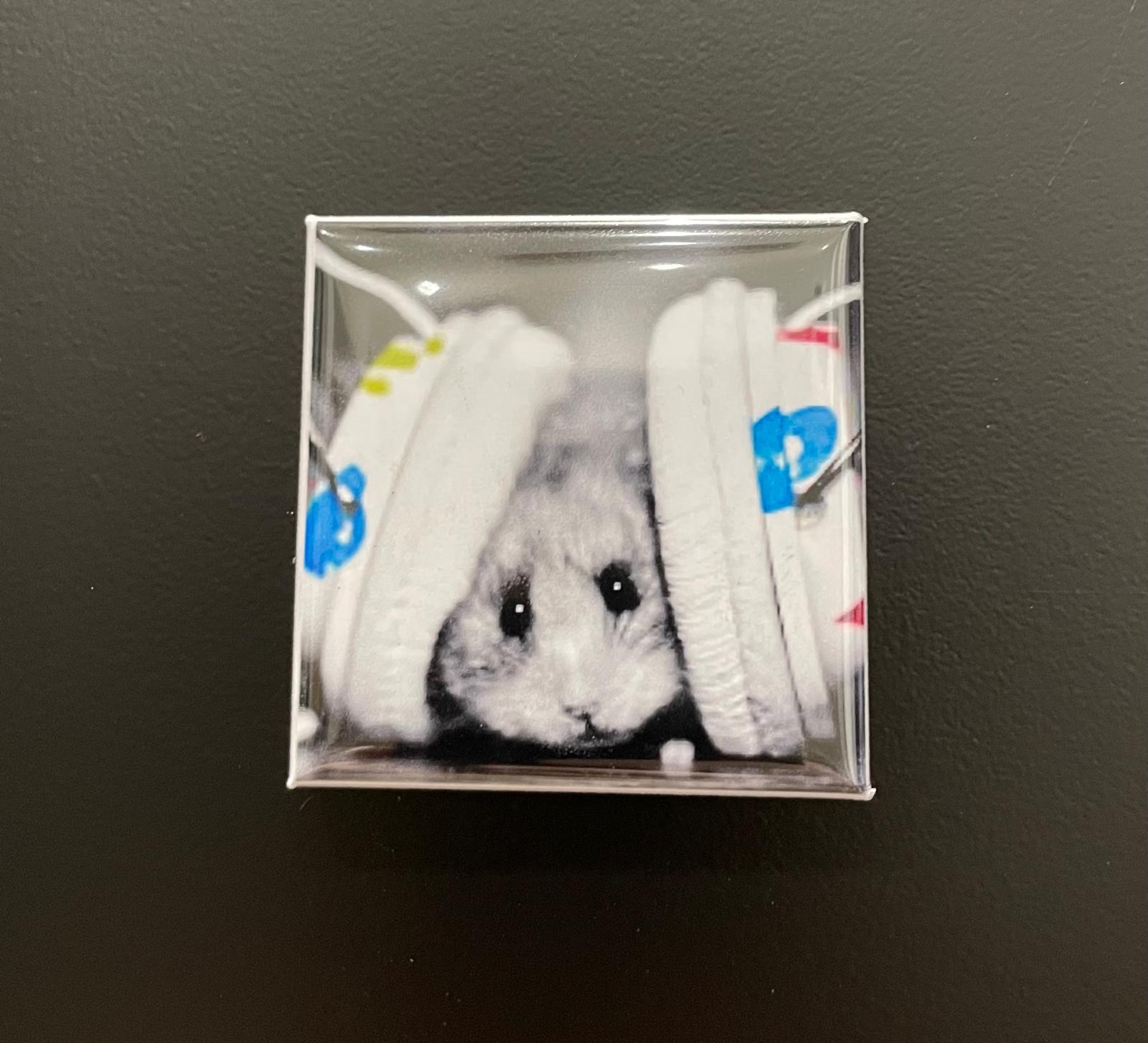50MM X 50MM Fridge Magnet, Mouse.