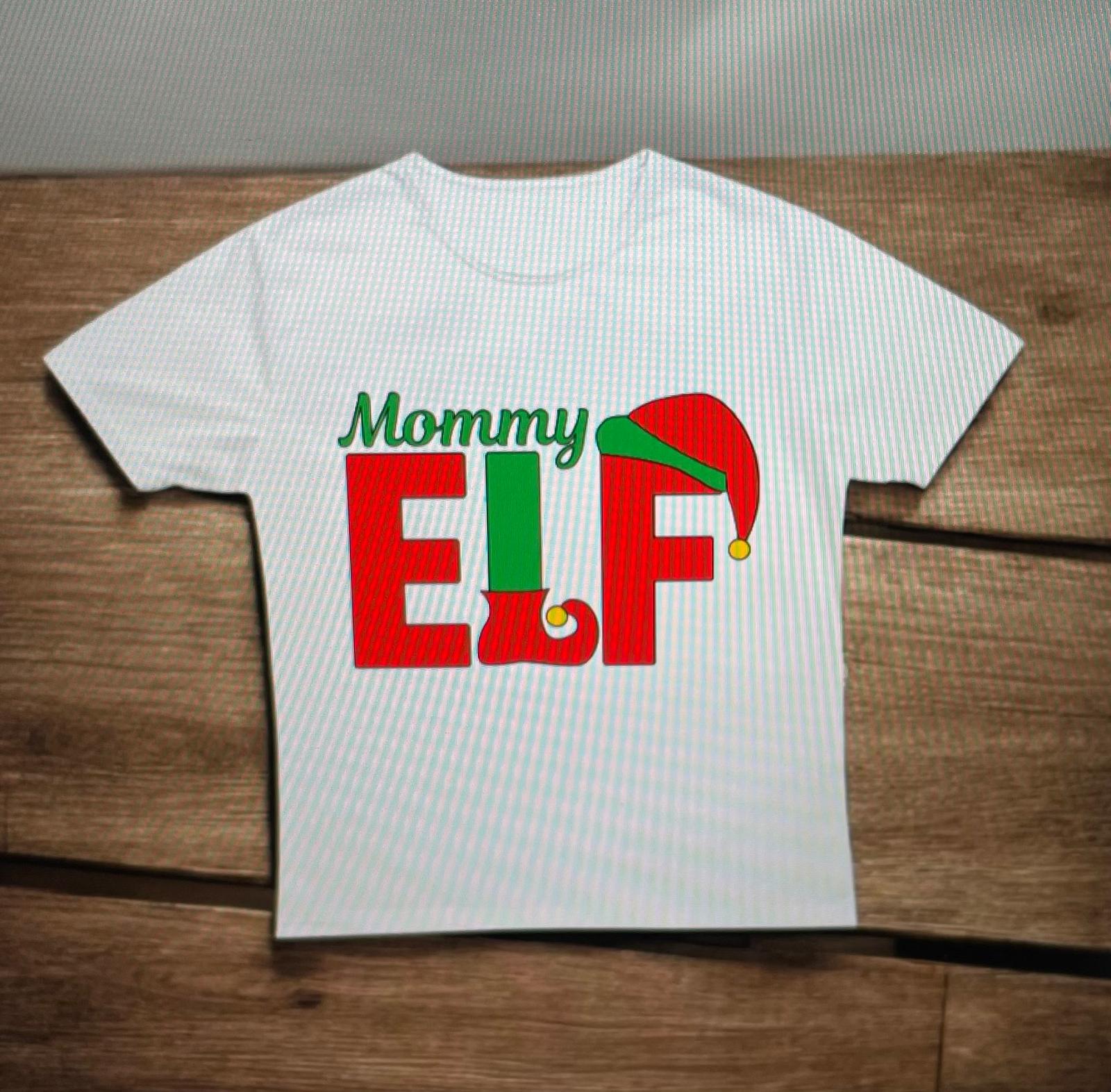 Sublimation T-Shirt (Mommy Elf)