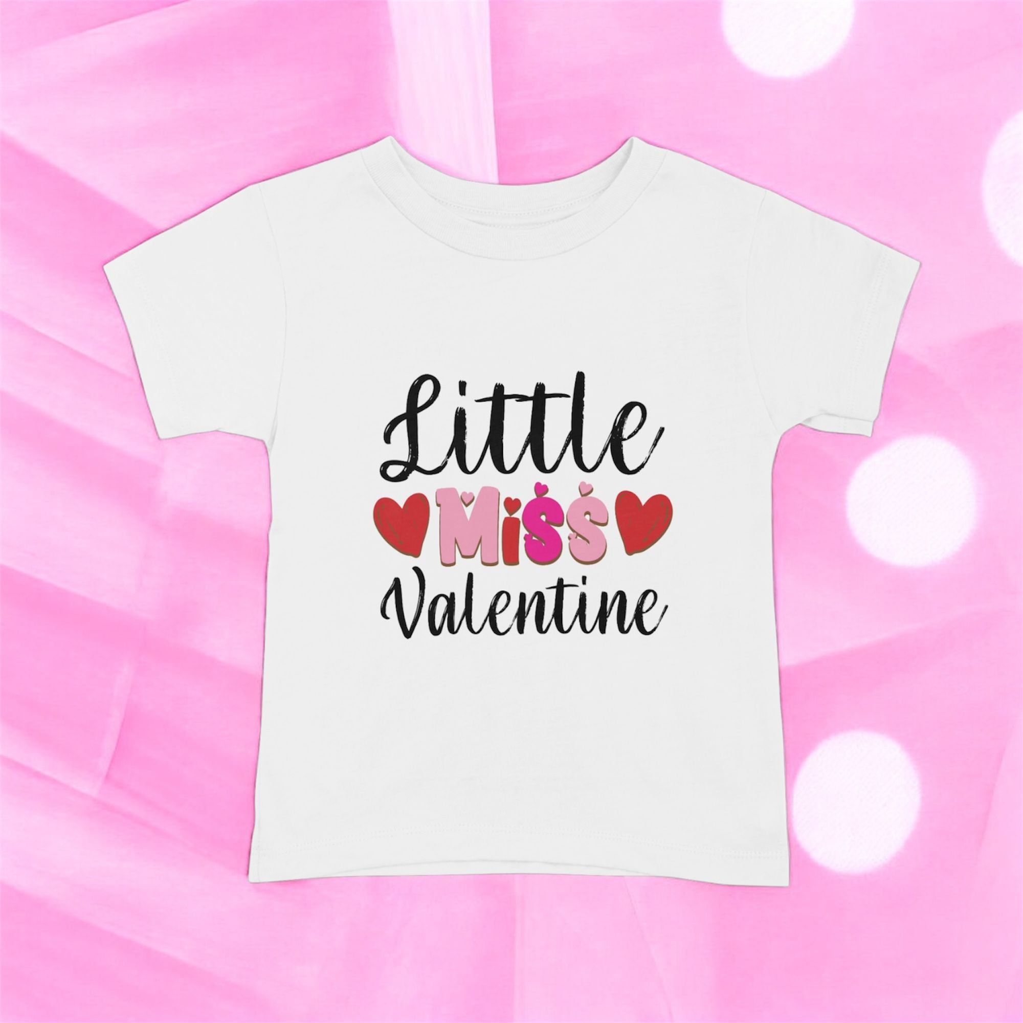 VALENTINES SUBLIMATION T-SHIRT (LITTLE MISS VALENTINE)