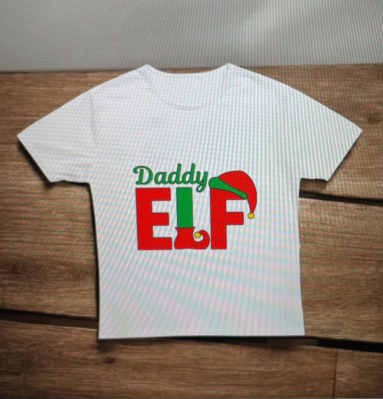 Sublimation T-Shirt (Daddy Elf)
