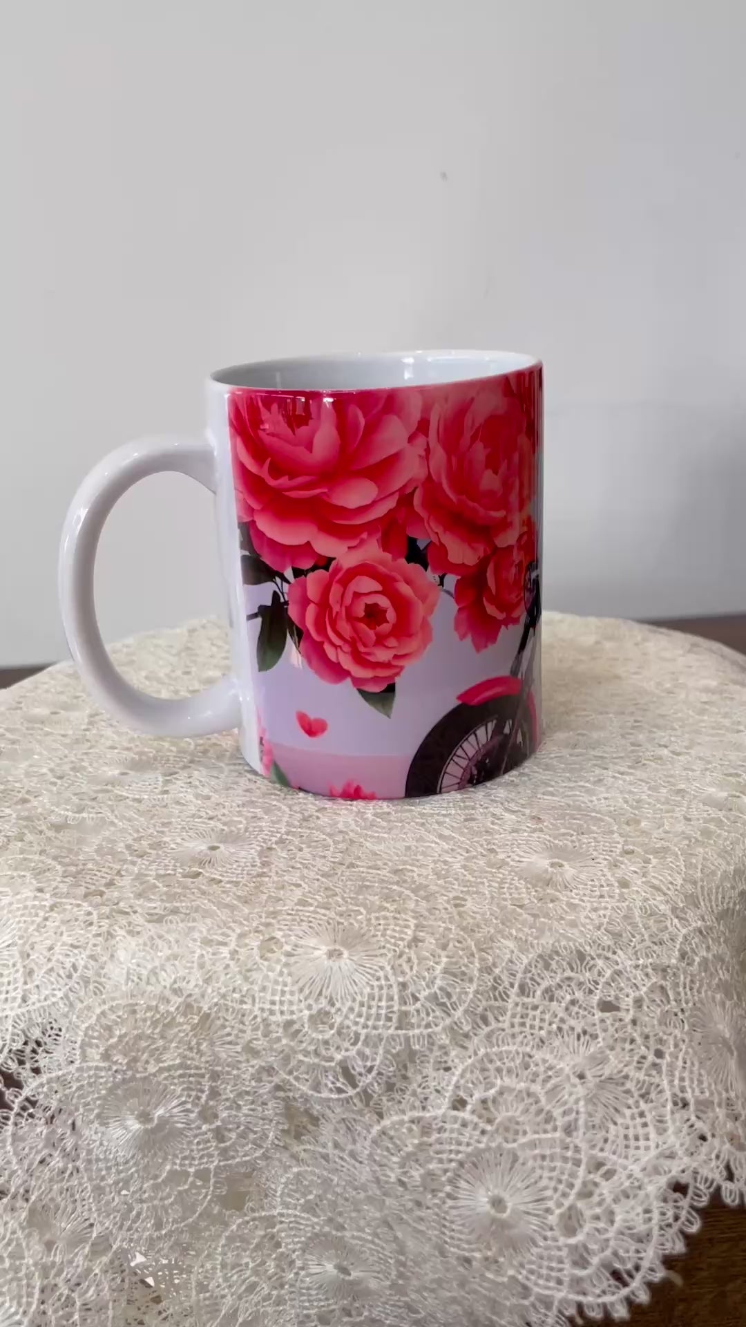 Cute Biker Chick Mug